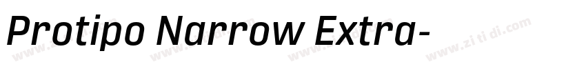 Protipo Narrow Extra字体转换 Protipo Narrow Extra字体转换